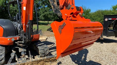 kubota mini excavator bucket sizes|aftermarket mini excavator buckets.